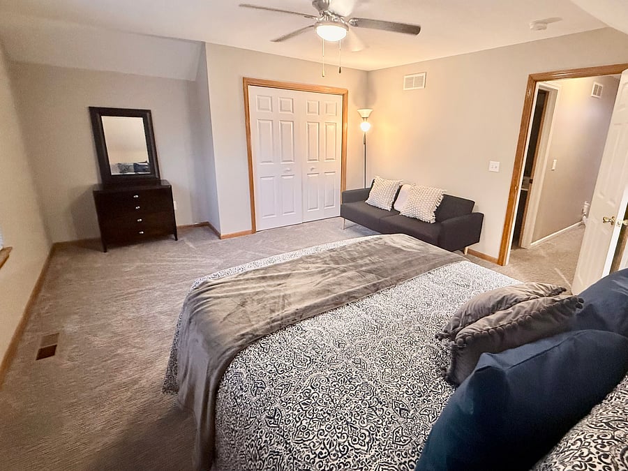 3rd Upstairs Bedroom, extremely spacious!