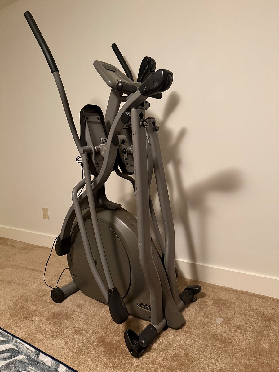 Optional elliptical machine- will move it out of the space if not wanted.