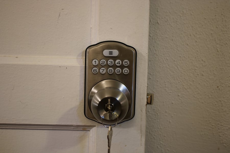 Door lock main bedroom