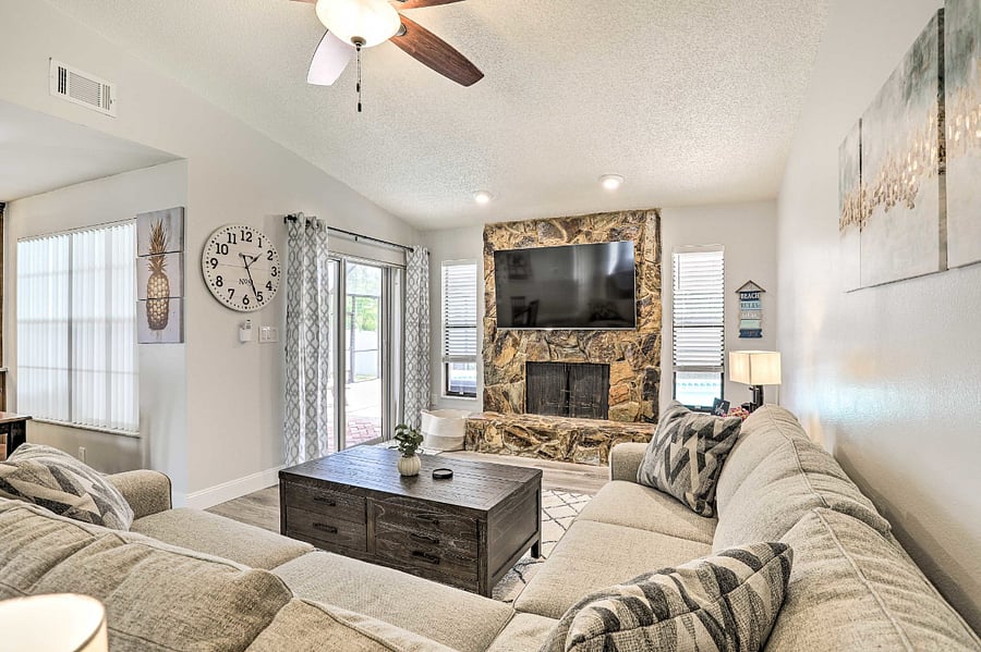 Living Room Fire Place