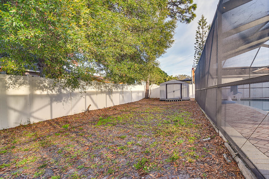 Back Yard Pet Area