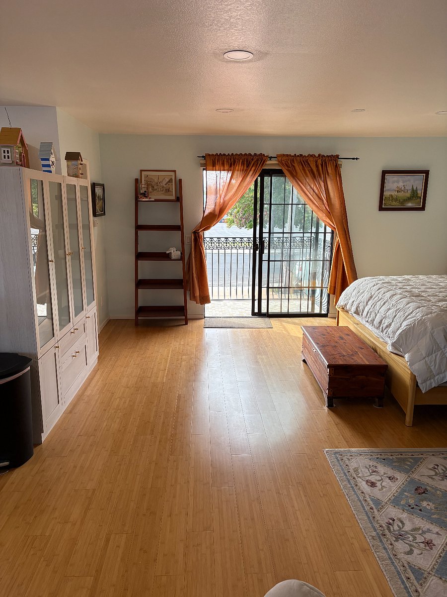 Studio and balcony