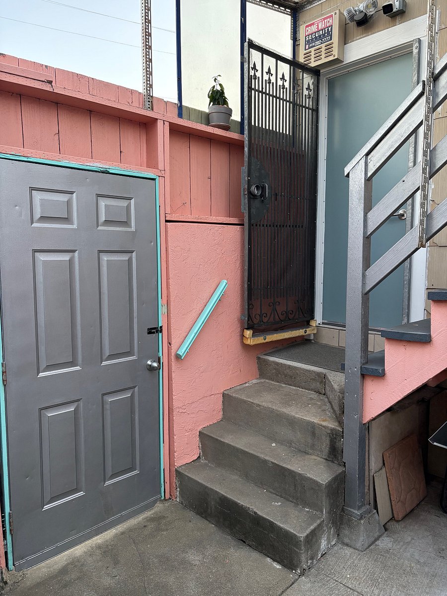 Private main entrance leading into unit