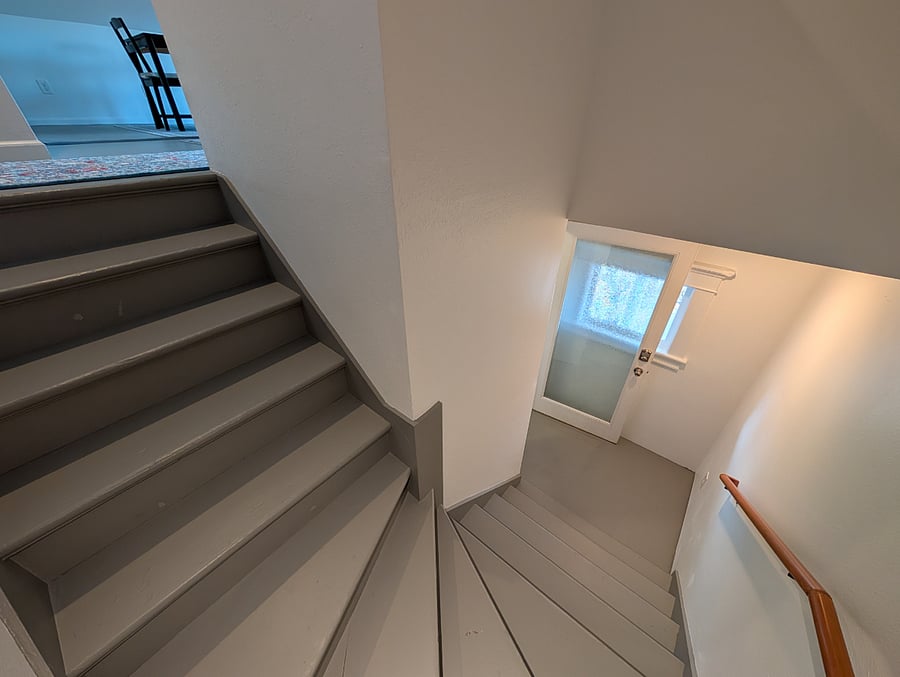 Stairs to loft from 2nd floor