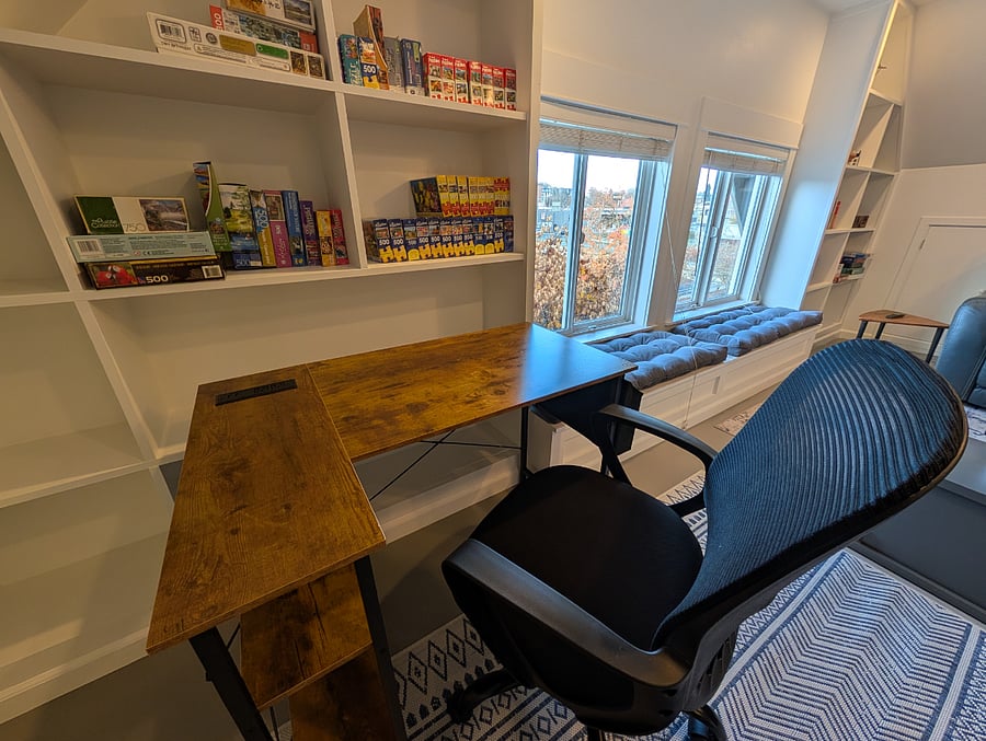 Desk with charger