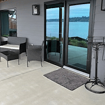 Patio outside unit
