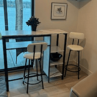 Eating or work area in general living space