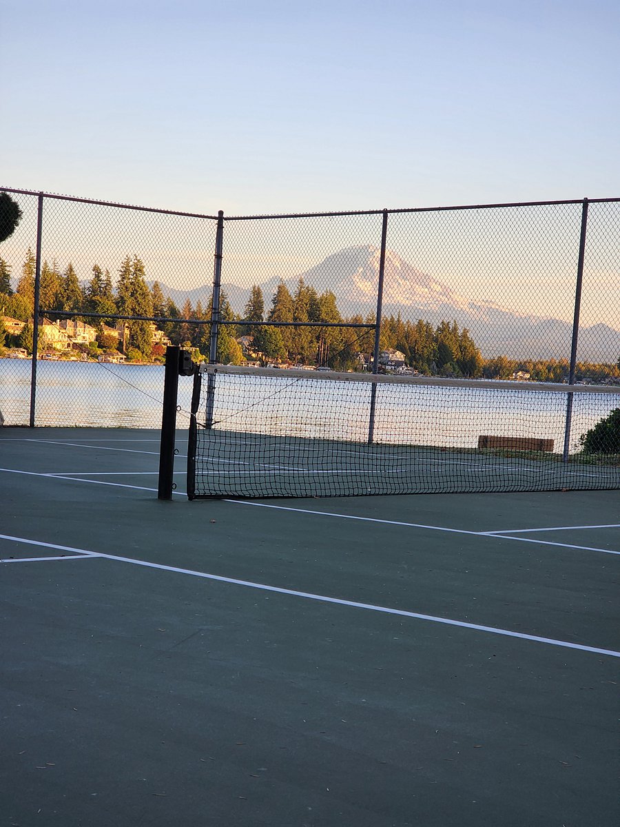 Pickle ball and basketball here