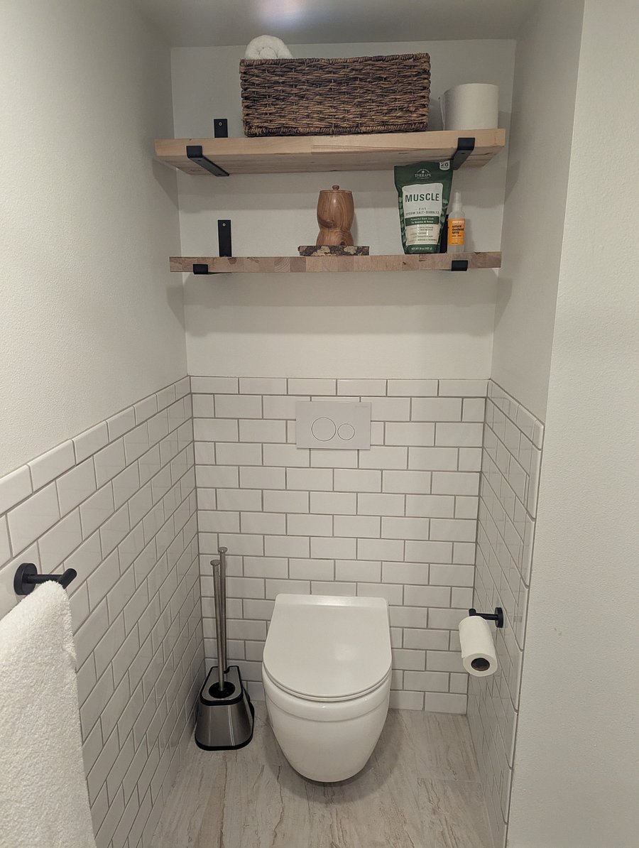 Basement bathroom