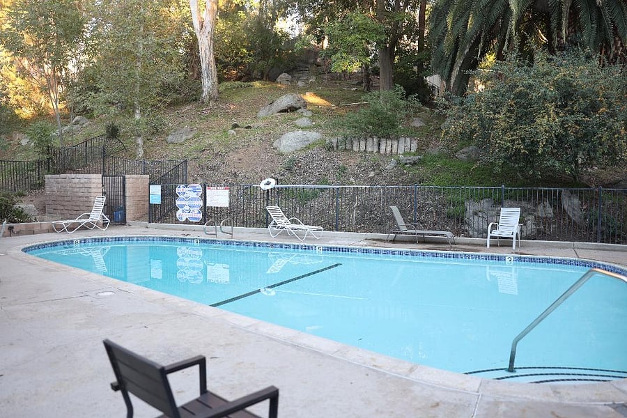 Gated Pool. A key for the pool and laundry come with the rental.