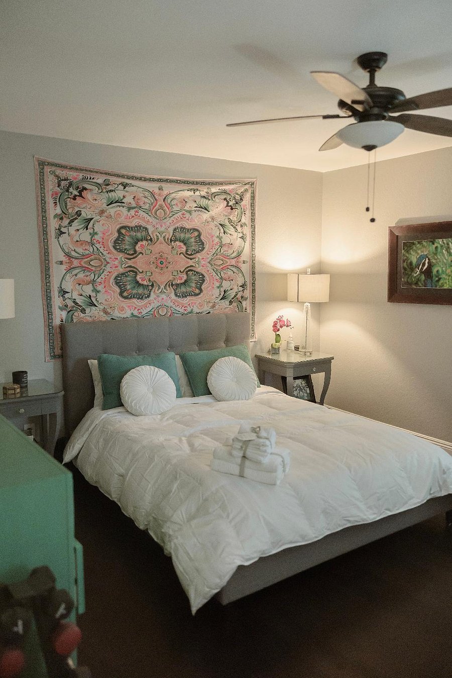 Primary/Master Bedroom: This additional winter comforter is stored in the walk-in closet for your convenience.