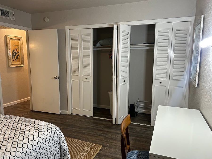 Plenty of closet space
