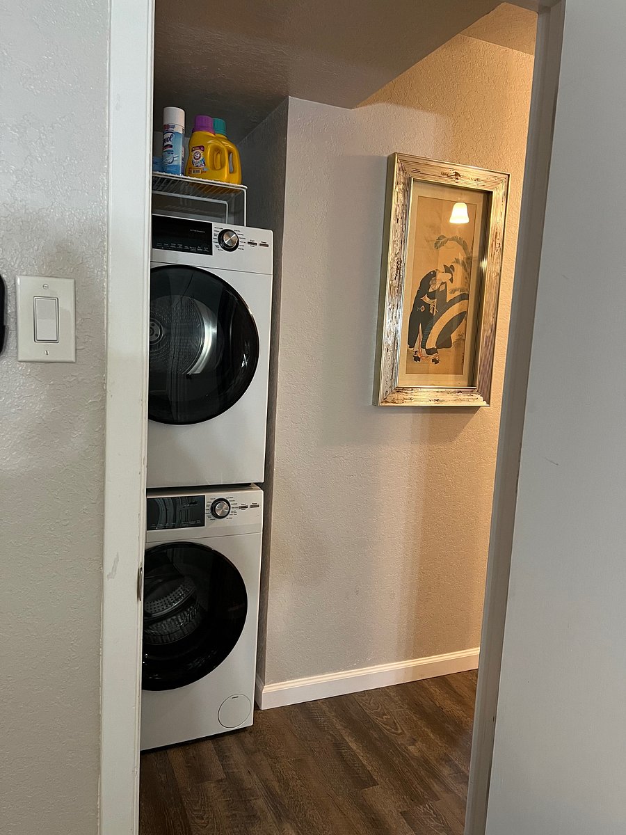 Washer and Dryer in the condo, plus community laundry mat