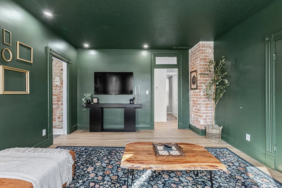 Living Space with smart TV
