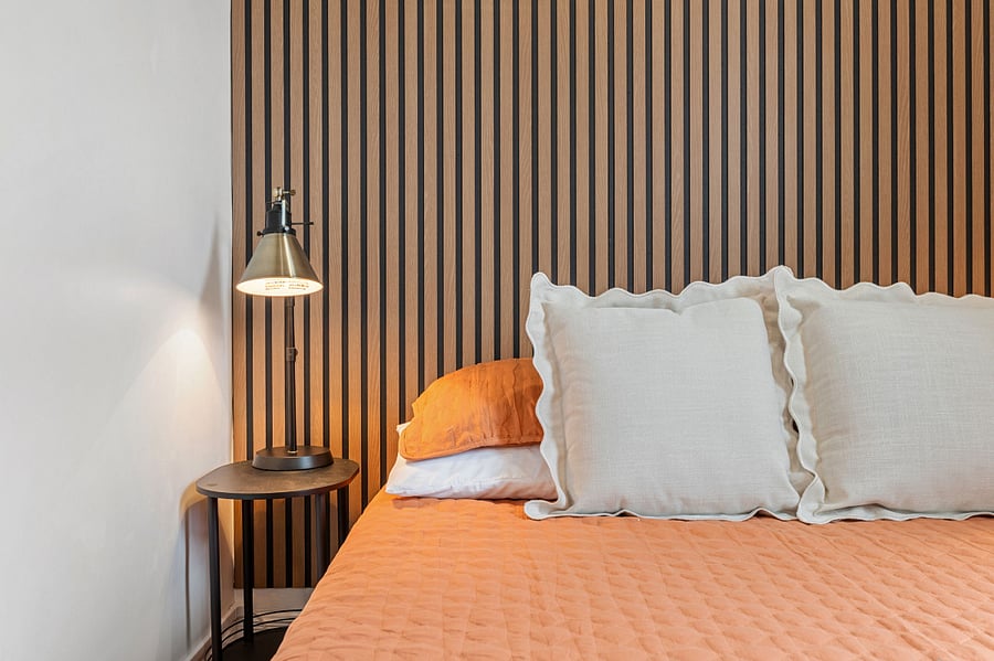 Secondary Bedroom. Full Bed. Black-out shades for restful sleep!