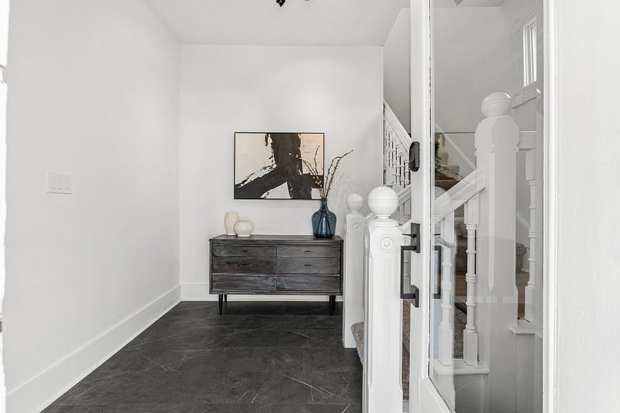 Entryway to home, leads upstairs!
