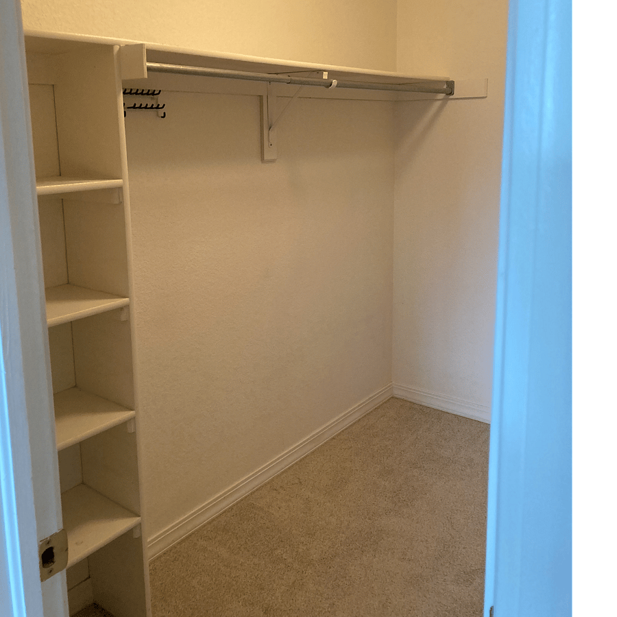 Large walk-in closet