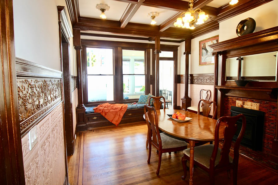 Dining Room with window seat