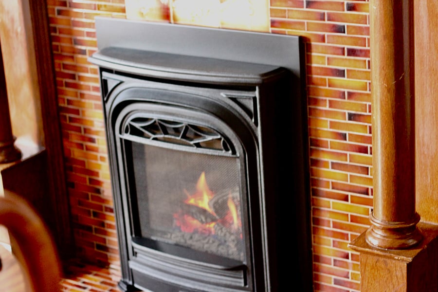 Dining Room fireplace