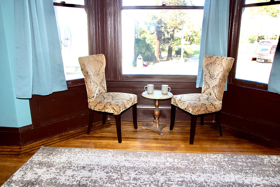 View from Living Room Bay Window