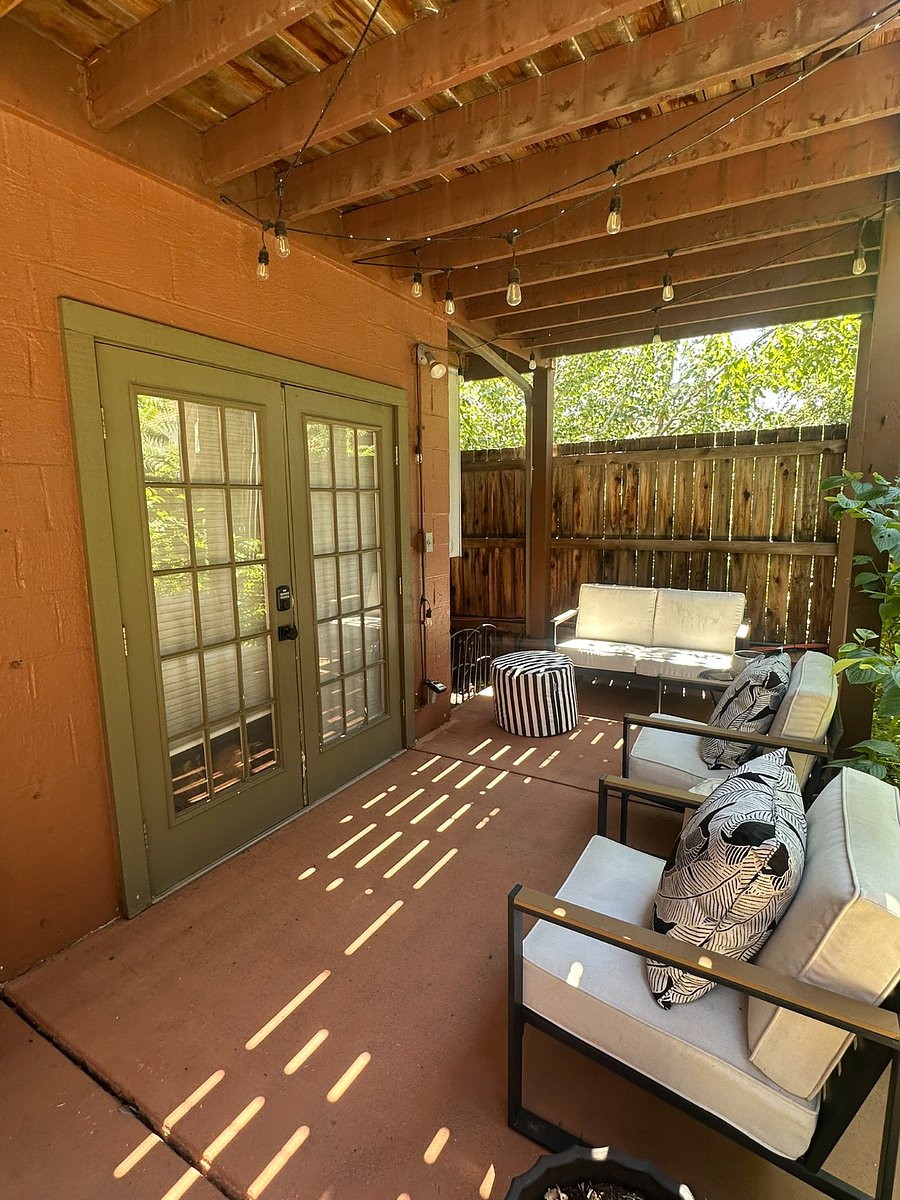 private patio area