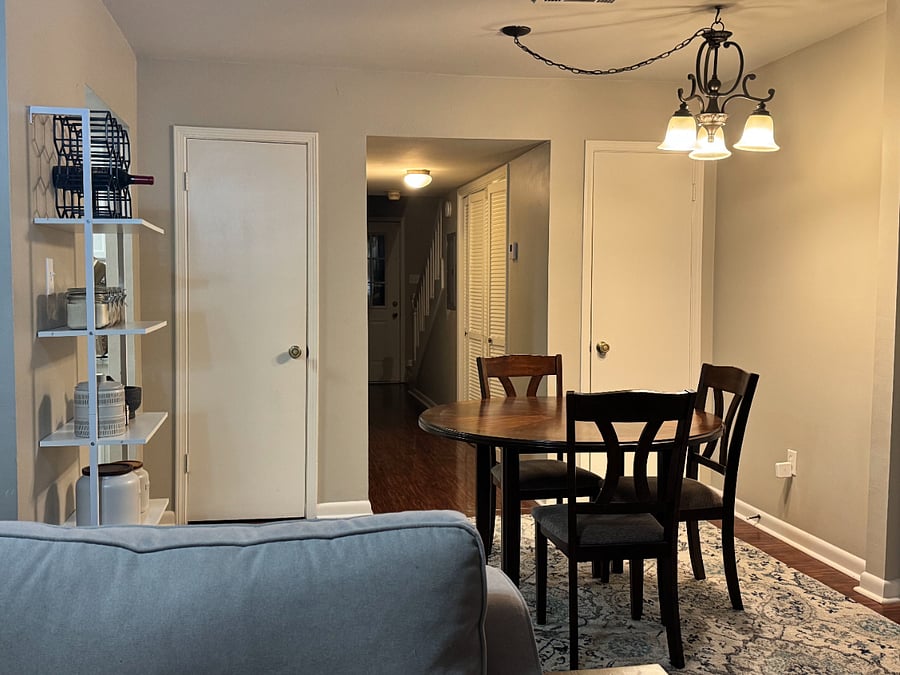 Dining room and hallway