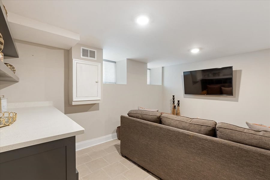 The entertainers dream of lower level of the home