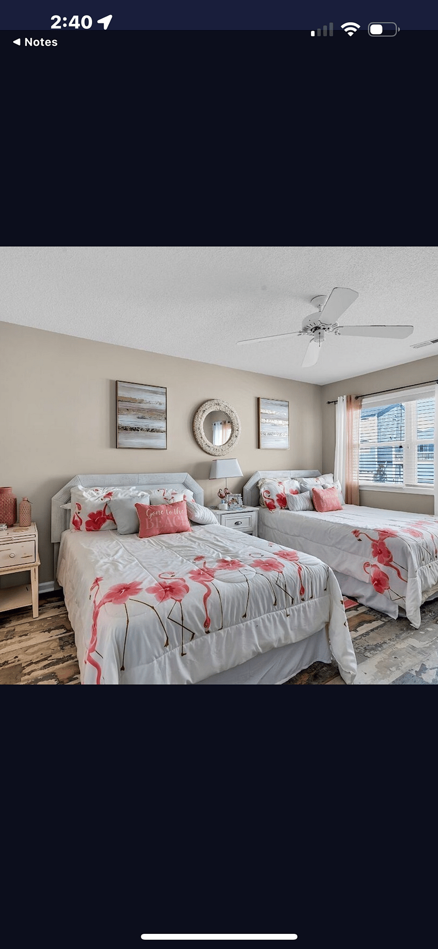 3rd Bedroom with two Full size Beds