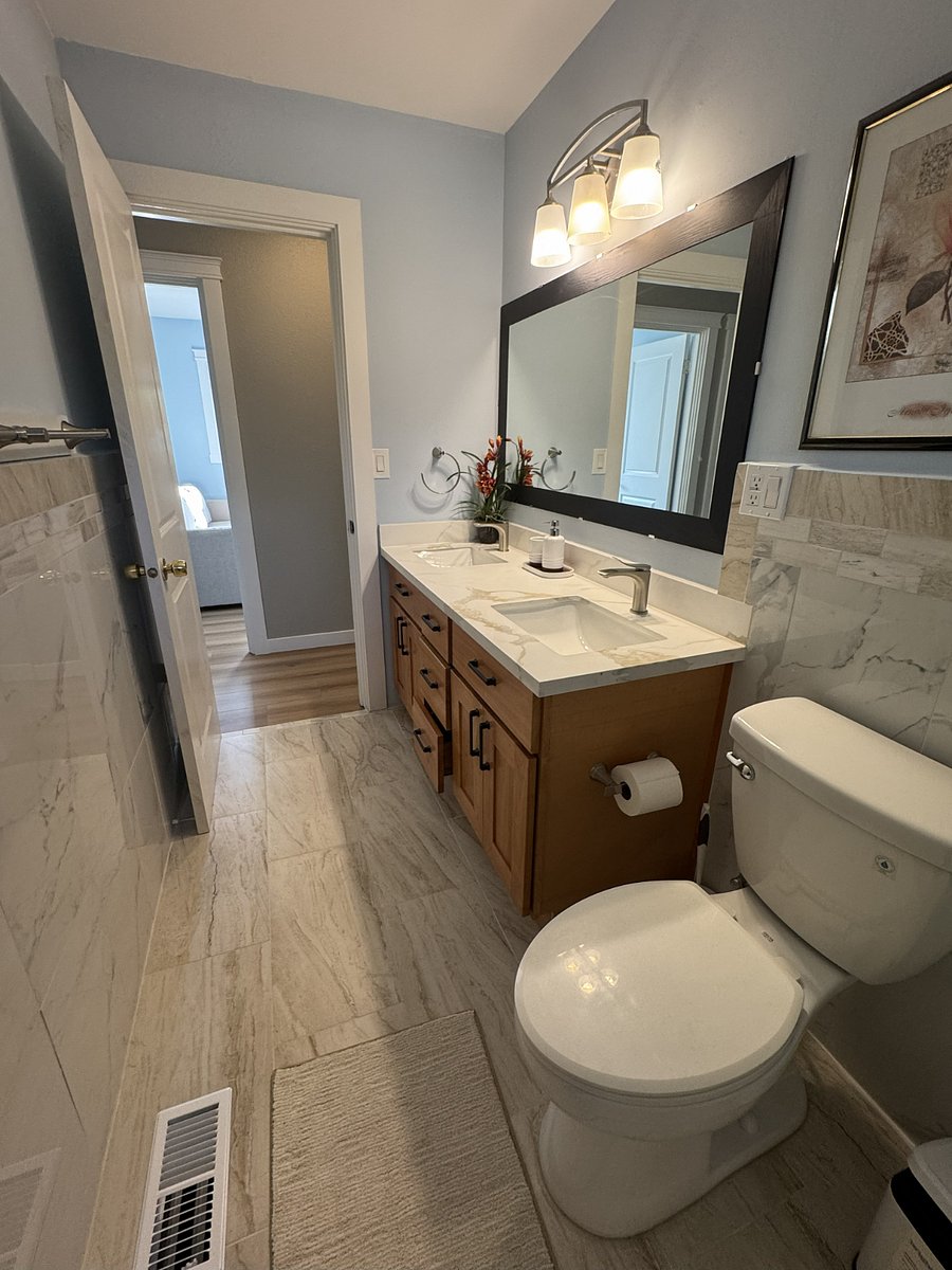 Main bathroom from shower