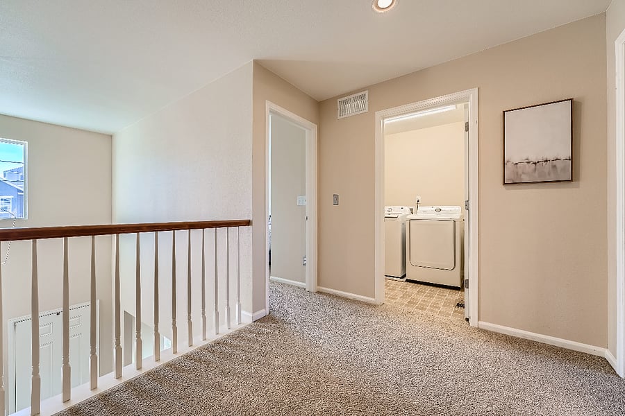 Loft with access to laundry room on 2nd floor
