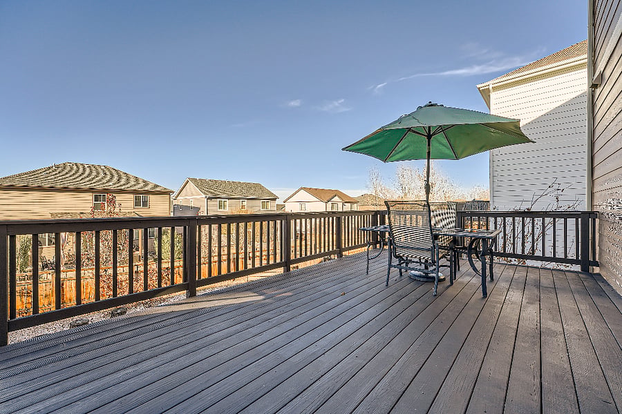 Beautiful large deck