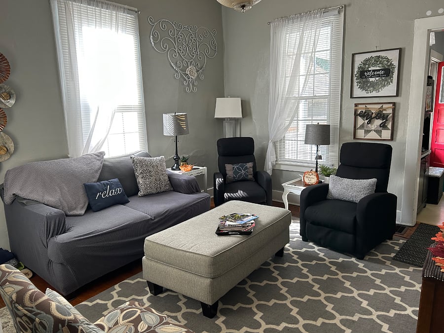 Living room.