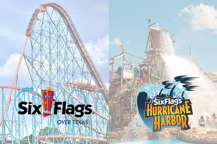 Six Flags Over Texas Park - Hurricane Harbor Waterpark