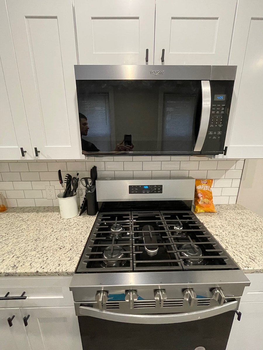 Gas Stove and microwave