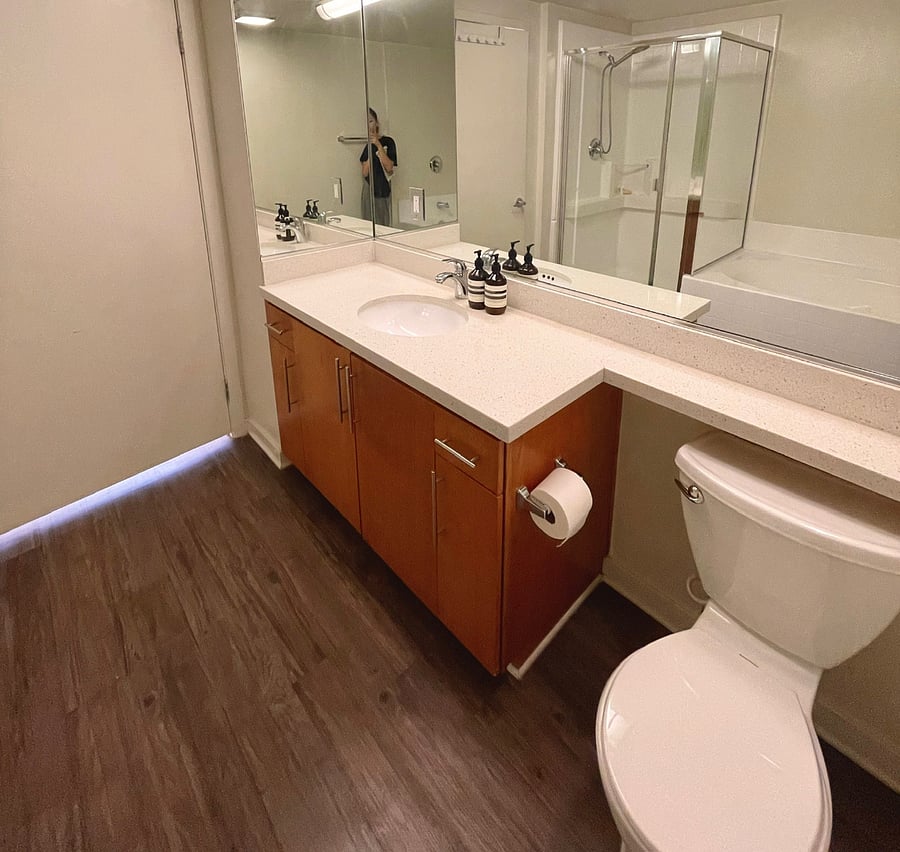 your bathroom
