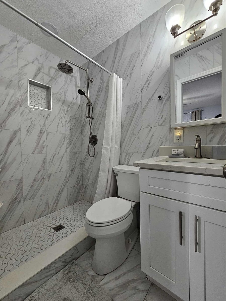 Clean and modern bathroom
