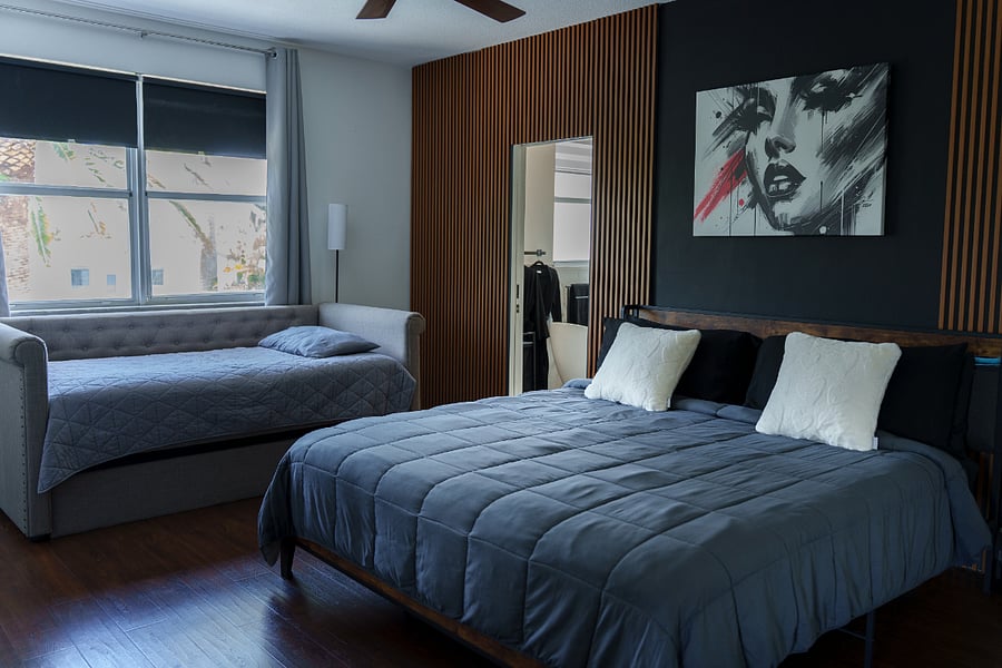Master Room - King bed and a bunker bed- Smart TV