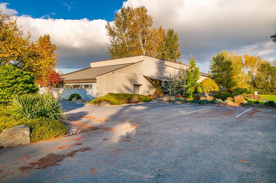Clubhouse located at back of the property