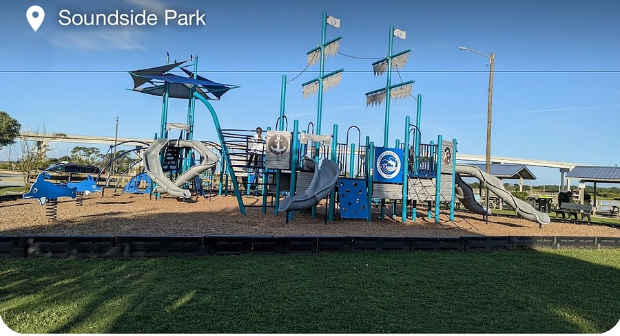 Near by playground in Surf City