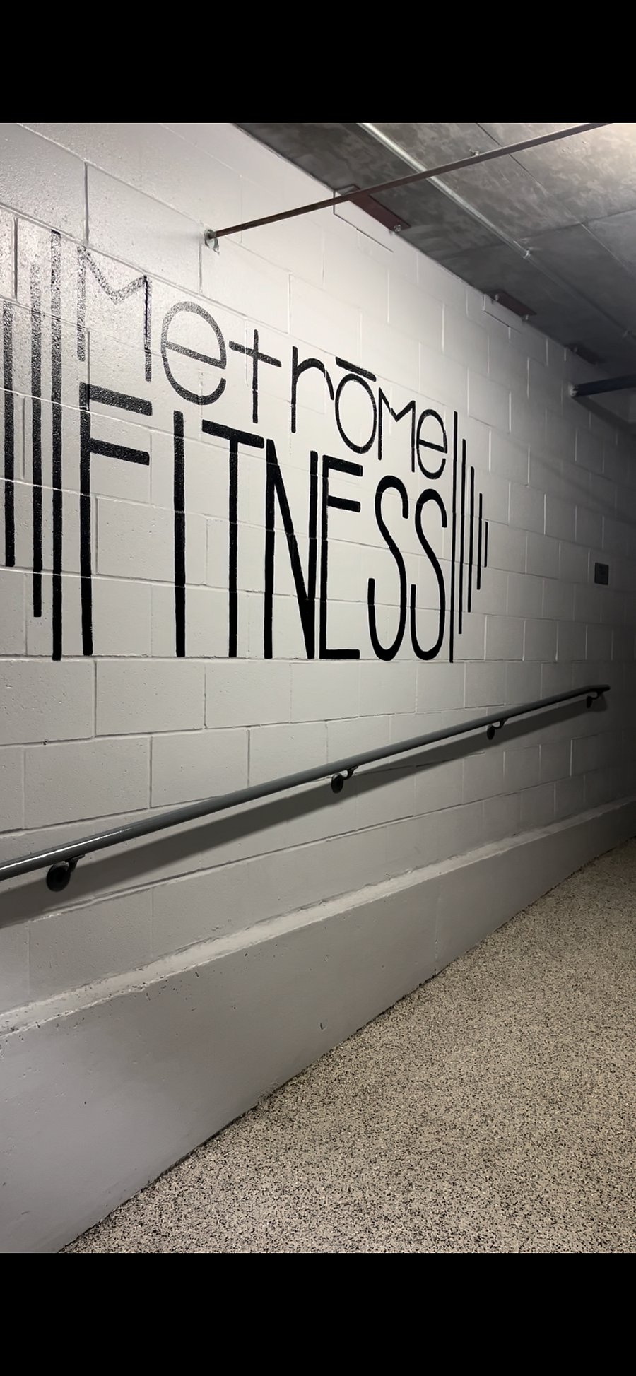 Fitness Center includes updated equipment and big screen TV.