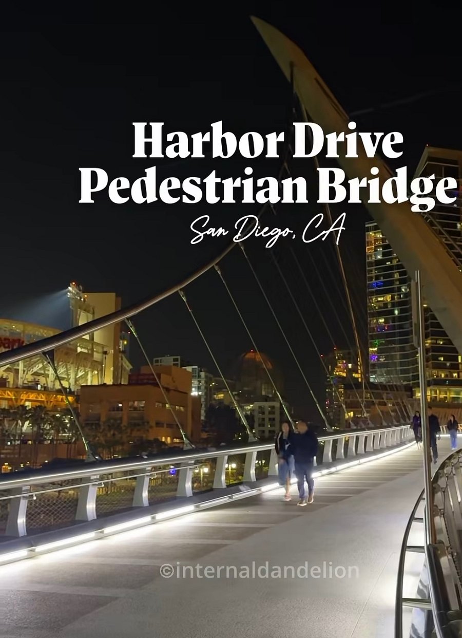 Easy walking access to the Bay over this beautiful Pedestrian Bridge.