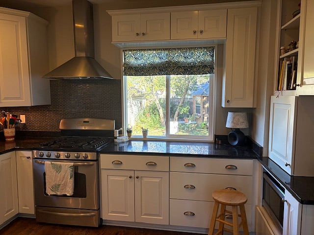 Garden view from kitchen