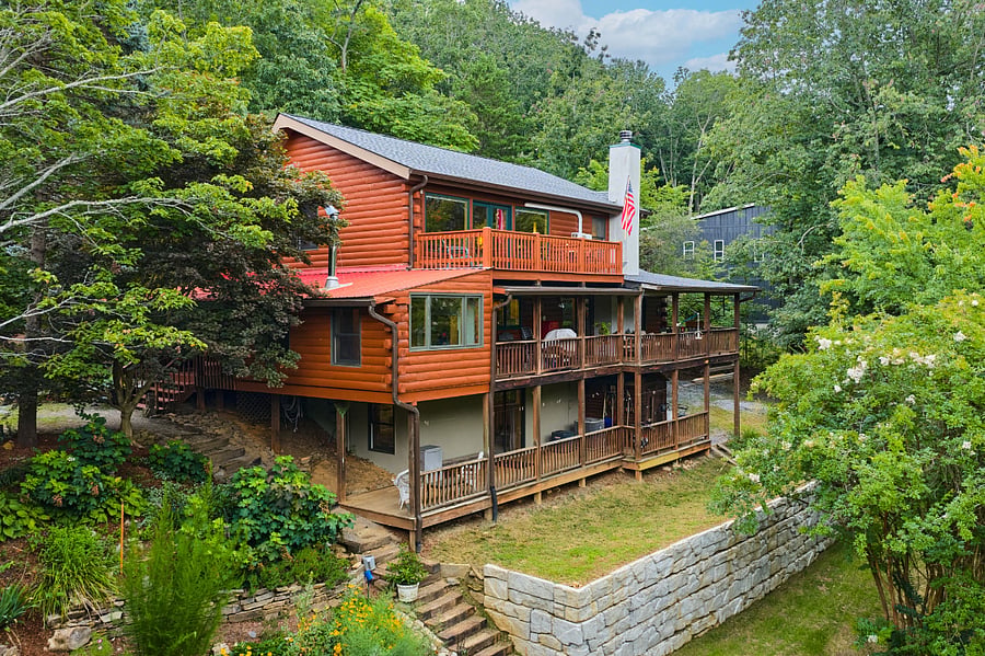 Backside of home