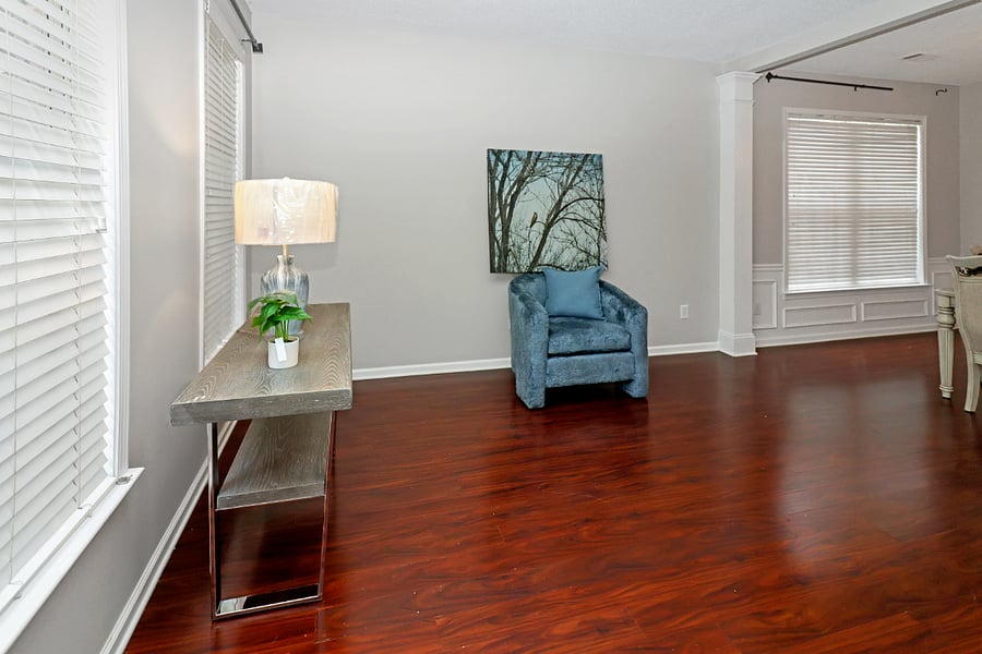 Sink into the comfortable couch, ideal for relaxing, reading a good book, or spending quality time with family and friends.