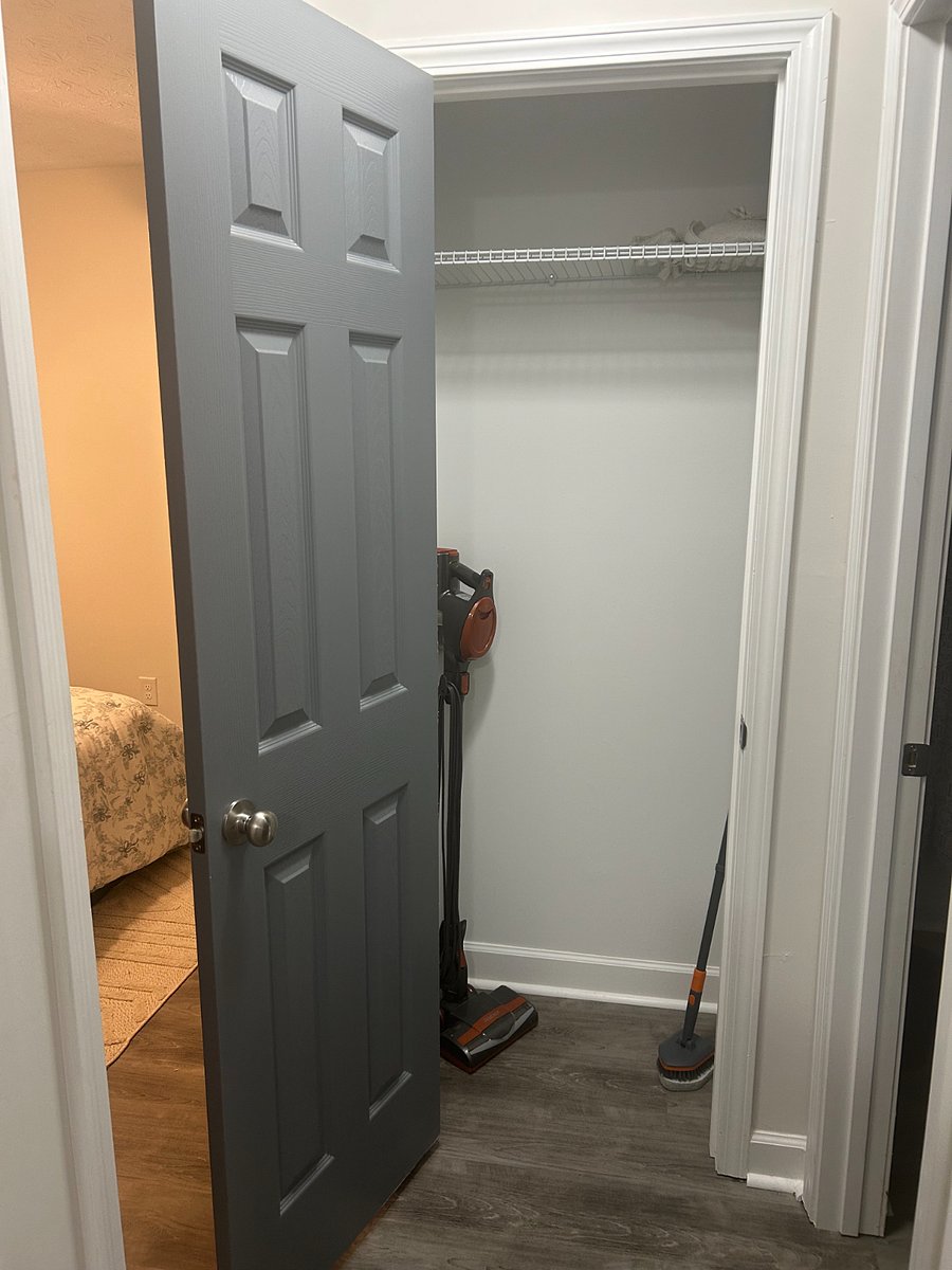 Hall closet.