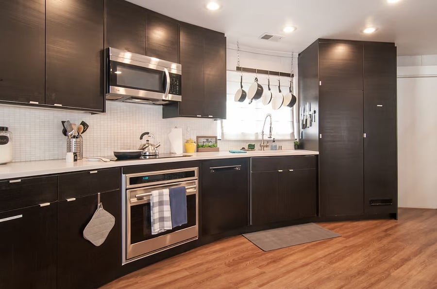 Fully stocked kitchen
