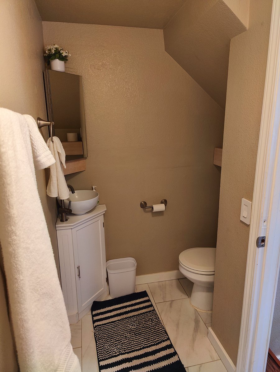 Bathroom - shower is behind the camera