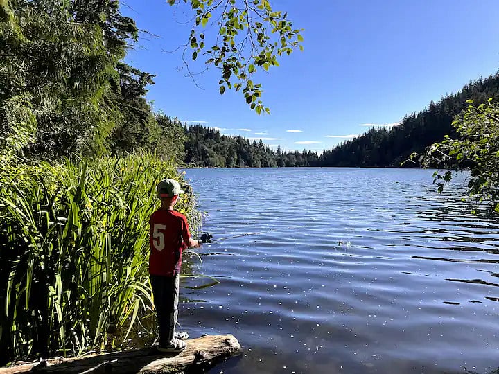 Private lake access