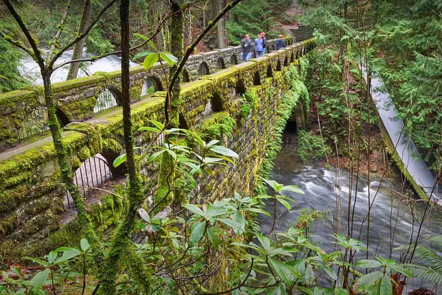 Whatcom Falls trails only a short 5 minute drive away