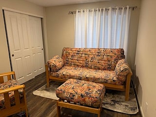 2nd bedroom with full futon and twin futon